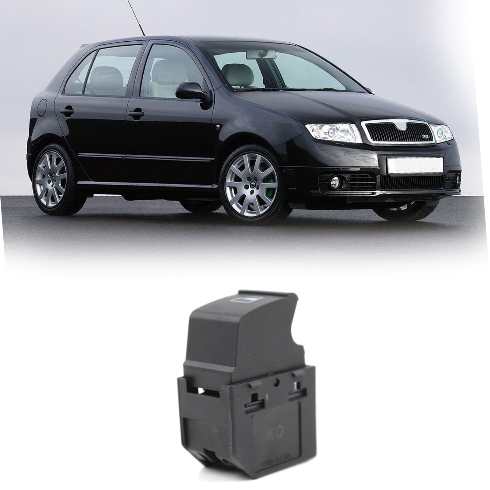 SKODA FABİA 1999-2008 CAM AÇMA DÜĞMESİ TEK ARKA SOL - resim 1