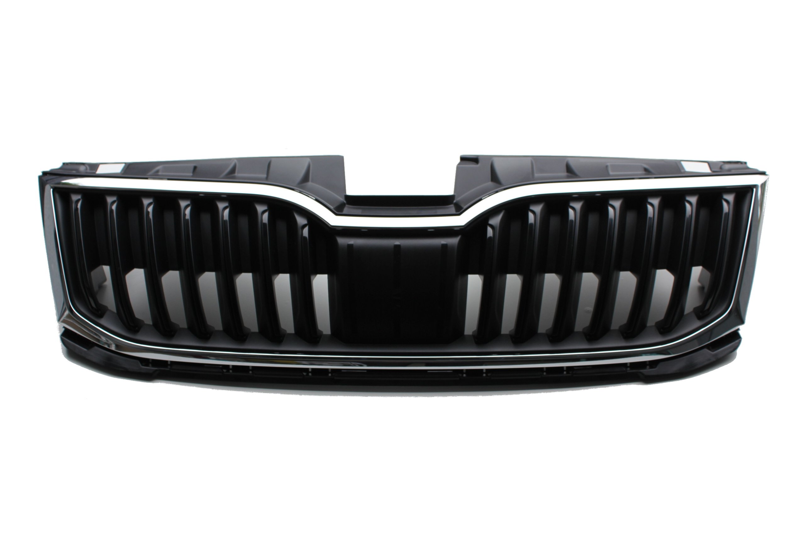 SKODA OCTAVİA 2013-2017 ÖN PANJUR PLASTİK KROM PARLAK ÇERÇEVE - resim 1