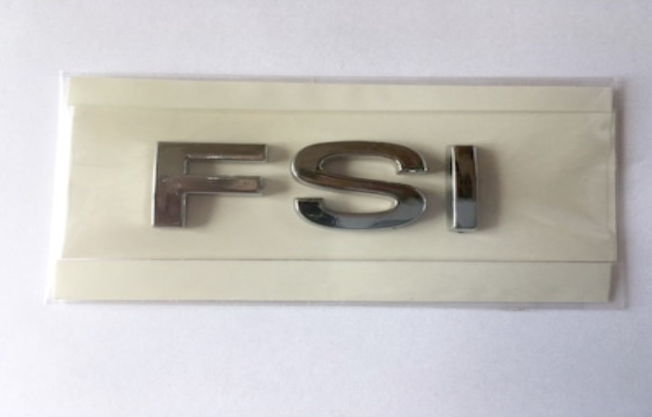 VOLKSWAGEN FSI DÜZ KÜÇÜK ARKA BAGAJ YAZISI - resim 1
