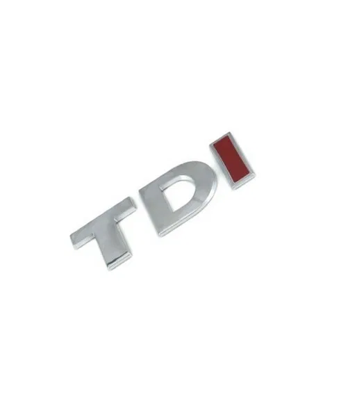 VOLKSWAGEN GOLF 7 TDİ TEK KIRMIZI ARKA BAGAJ YAZISI - resim 1