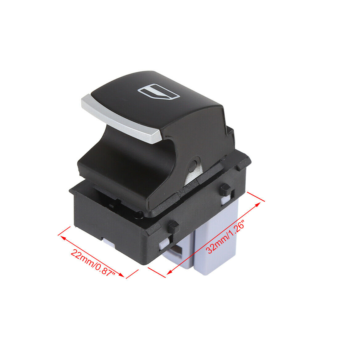 VOLKSWAGEN JETTA 2006 - 2011 CAM AÇMA DÜĞMESİ TEKLİ - resim 1